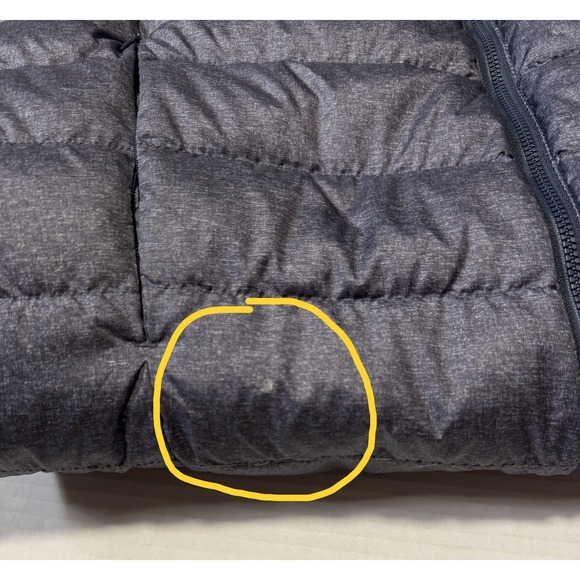 EDDIE BAUER CirrusLite EB650 - Women's Down Hooded Parka Heathered Blue - Medium - Picture 5 of 8